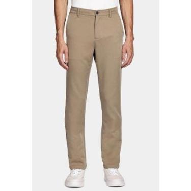 Imagem de Calça Aramis Chino Clássica Slim Travel Cáqui-Masculino