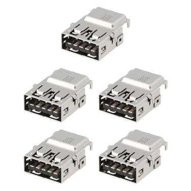 Imagem de SING F LTD 5 peças de conector USB 3.0 fêmea tipo A de 9 pinos, compatível com laptops e notebooks, porta de carregamento USB de substituição