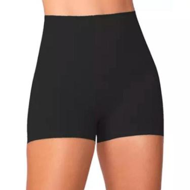 Imagem de Calcinha Redutora Boxer Sem Costura Loba Lupo 41060, G, Preto