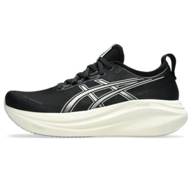 Imagem de ASICS Tênis de corrida masculino, Preto/cinza lago, 12 X-Wide