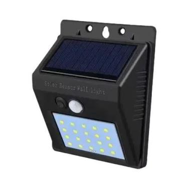 Imagem de Luz De Parede Solar Com Sensor De Movimento Para Exterior 20 LEDs IP65