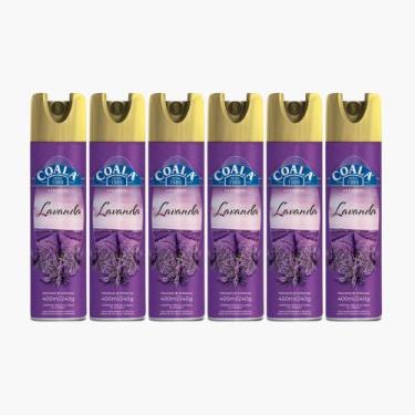 Imagem de Kit com 6 Odorizantes Aerossol Coala Lavanda 400ml. Um Cheiro Gostoso 