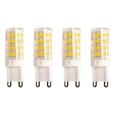 Imagem de Kit 4 Lâmpada Led Halopin G9 7W Arandela Luz Quente 3000K Br