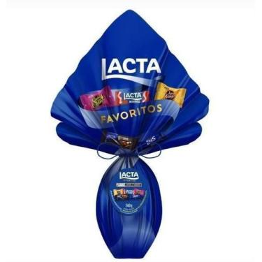 Imagem de Ovo De Páscoa Chocolate Ao Leite Lacta Favoritos 540G