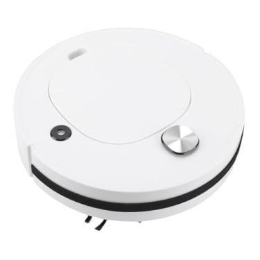 Imagem de Asixxsix Combinação de Aspirador de pó e Esfregão robô, Aspirador de pó Robótico 4 Em 1 Com Bateria de 1200mAh, Tempo de Execução de 90 Minutos, Operação Silenciosa de 55dB para Pêlos de
