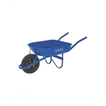 Imagem de Carrinho De Mão Com Caçamba Arredondada 50 Litros Azul - Tramontina