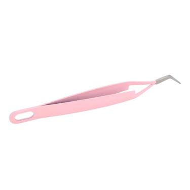 Imagem de Pinça de cílios de aço inoxidável flexível e confortável para extensão de cílios de precisão profissional para maquiadores uso doméstico salão de beleza