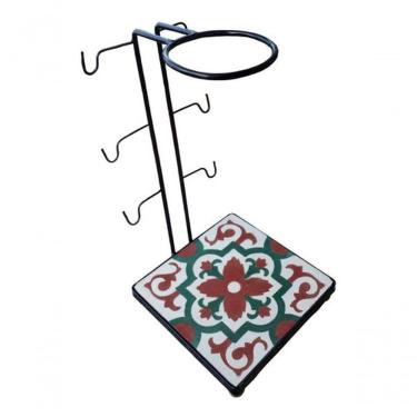 Imagem de Suporte Coador Café Mancebo Filtro Ferro E Ladrilho Rústico Ladrilho A3