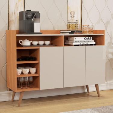Imagem de Buffet 3 Portas Retrô Markab Nature Off White