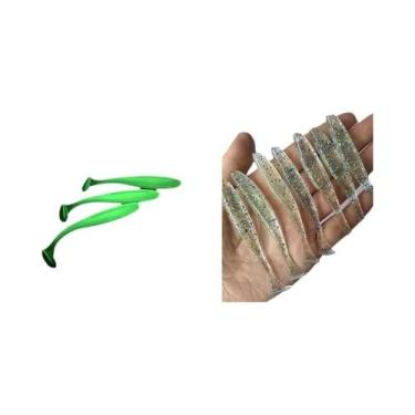 Imagem de 50 Iscas De Pesca Macias Wobblers Para Lúcio, Iscas Artificiais De Sil