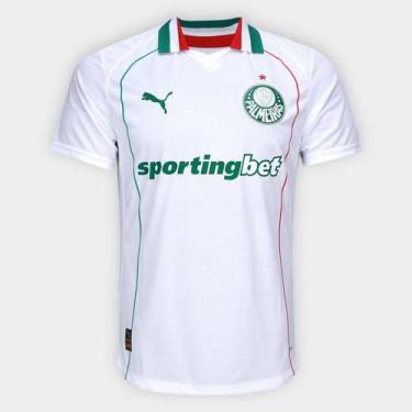 Imagem de Camisa Palmeiras II 26/27 s/n Jogador Puma Masculina, Branco, M