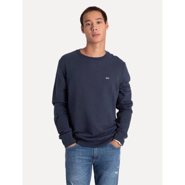 Imagem de Moletom Tommy Jeans Masculino Regular Crewneck Fleece Azul Marinho-Masculino