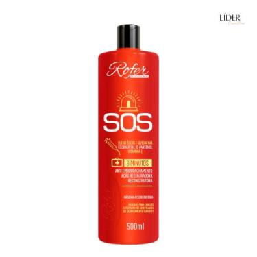 Imagem de Máscara Reconstrutora Sos 3 Minutos Rofer 500ml - Rofer Profissional