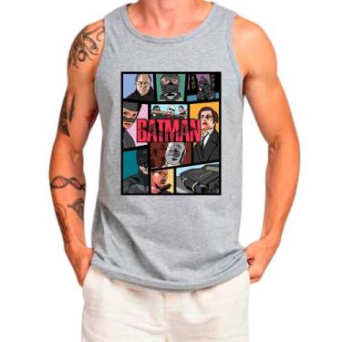 Imagem de Camiseta batman super herói camisa regata masculina lançamento 01 - DE