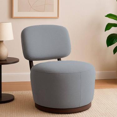 Imagem de Poltrona Bremen com Manta Acrilica Movellu Home