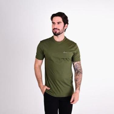 Imagem de Camiseta Aramis HandWritten Verde Militar-Masculino