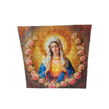 Imagem de Quebra-Cabeça Exclusivo Nossa Senhora Das Flores 196 Peças - Coleção T