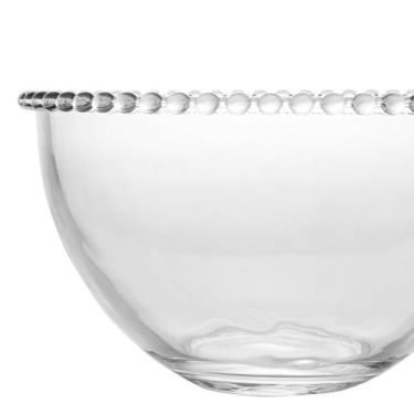 Imagem de Saladeira Wolff Pearl de Cristal Incolor 21cm x 12cm