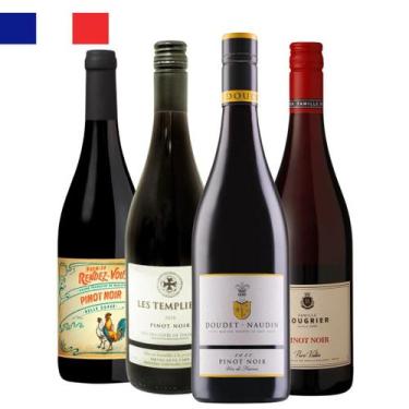 Imagem de Combo Pinot Noir da França 4 Garrafas - Várias Marcas