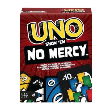 Imagem de Jogo de Cartas Uno Show Em No Mercy Original Mattel HWV18