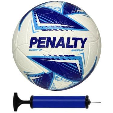 Imagem de Bola Campo de Futebol Penalty Bravo Oficial Original + Bomba de Ar, Br