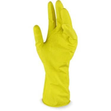 Imagem de Luva Látex Multiuso Leve GG Amarela - Vabene