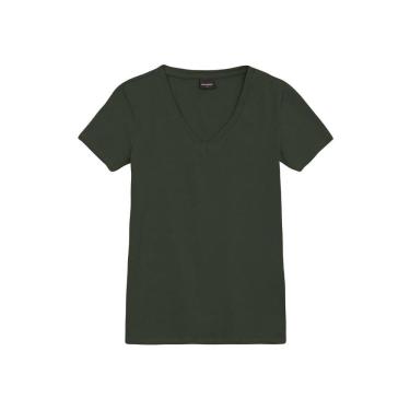 Imagem de Blusa Feminina Em Cotton Essendi Verde Escuro