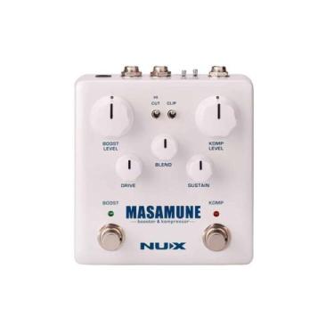Imagem de Pedal Boost e Compressor NUX Verdugo Masamune Boost Clean e Drive, Com