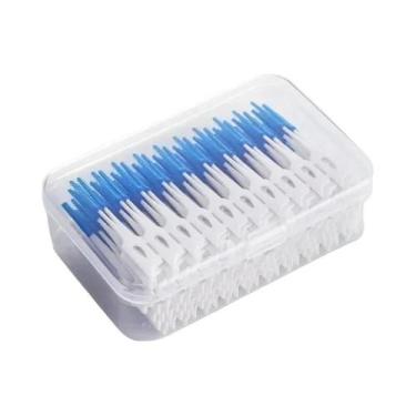 Imagem de Escova Interdentária De Silicone Super Macia 200 Unidades, Limpador De