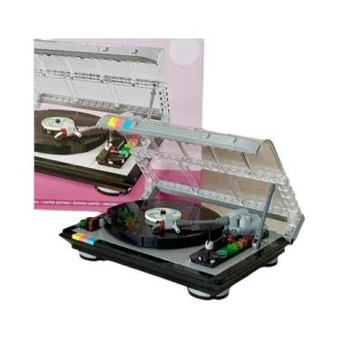 Imagem de Modelo De Blocos De Montar De Toca-Discos Retrô MOC 310PCS, Decoração 
