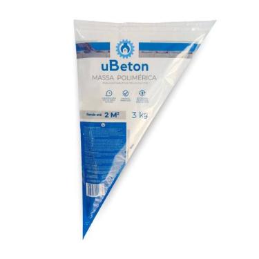 Imagem de Massa Polimérica uBeton  Bisnaga 3kg  3kg
