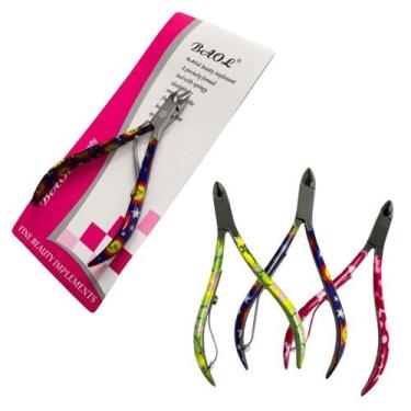 Imagem de Alicate De Cutícula Unha Profissional Aço Inoxidável JJ-204 - Lux Hair