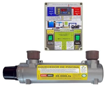 Imagem de AQUECEDOR DE PISCINA ELÉTRICO AUTOMÁTICO 20.000 LITROS (380, Volts)