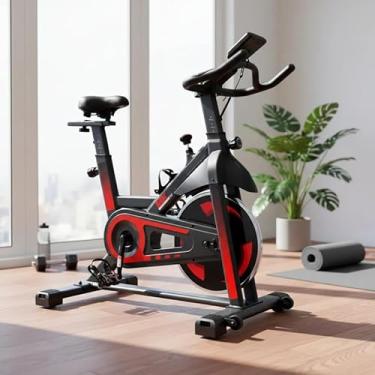 Imagem de Bicicleta Ergométrica Spinning MK FIT, Design Moderno, Roda de Inércia 10Kg, Silenciosa, Confortável,