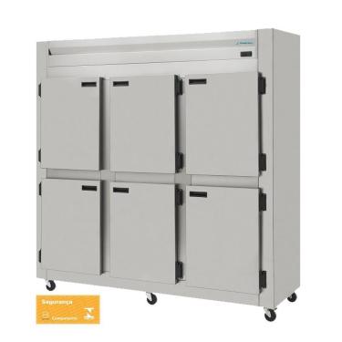 Imagem de Geladeira Comercial 6 Portas de Inox Escovado 220V 35KRES6PD Kofisa