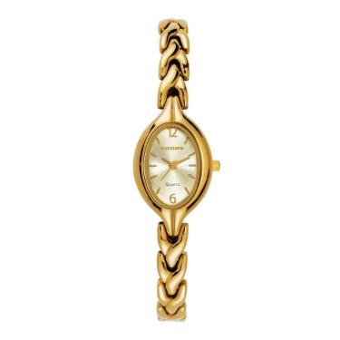 Imagem de Relogio Mondaine Feminino Ref: 99854lpmvdm1 Oval Bracelete Dourado