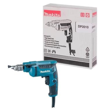 Imagem de Furadeira De Alta Rotação 6.5mm 1-4\'\' 370w Com Chave Do Mandril Ergônomica Dp2010 110v Makita