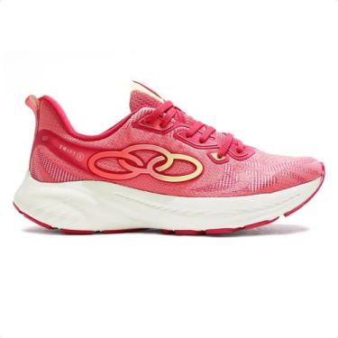 Imagem de Tênis Olympikus Swift 5 Feminino, 37, Rosa, Vermelho