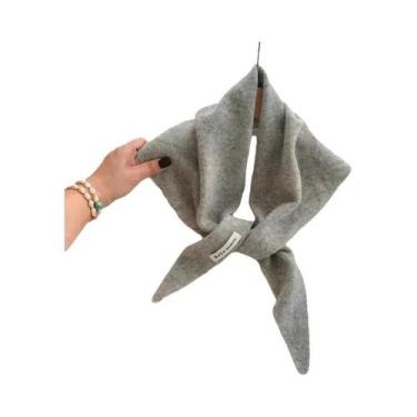 Imagem de Cachecol Triangular Quente Para Mulheres, Tricotado, Multifuncional, E