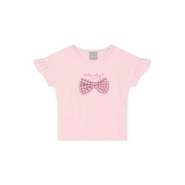 Imagem de Blusa infantil menina com laço xadrez Mundi-Feminino