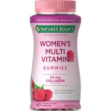 Imagem de Nature's Bounty Colageno Womens Multi Vitaminas 80 Gummies Sabor Framb