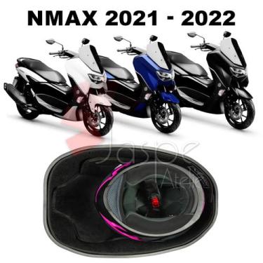 Imagem de Forração Yamaha Nmax 2021 Forro Acessório Scooter Preto - Jaspe Ateliê
