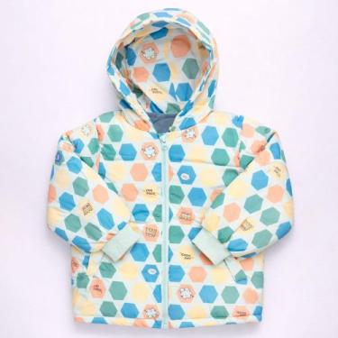 Imagem de Jaqueta Puffer Quentinha para Inverno Veste Bebês Até 3 anos Cor:penta