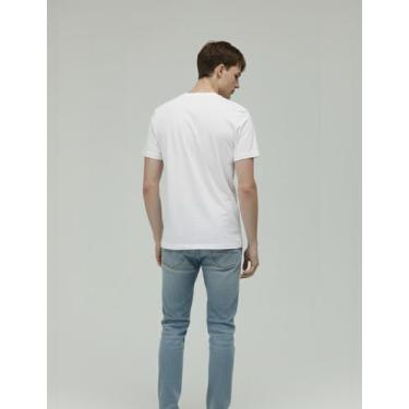 Imagem de Camiseta Manga Curta Masculino Silkada Aéropostale, Branco, M