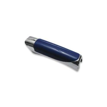 Imagem de Aplique Esportivo Azul/Cromado sem Led para Manopla de Freio de Mão pa