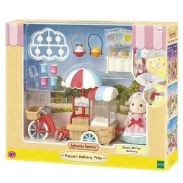 Imagem de Sylvanian Families Triciclo Delivery De Pipoca Com Boneco Articulado E