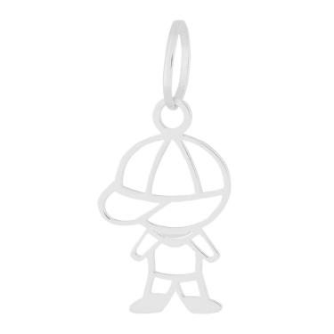 Imagem de Pingente Aço Menino Laser 17x11mm