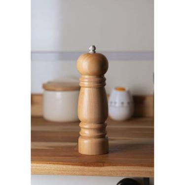 Imagem de Moedor para sal e pimenta nature 5cm x 5cm x 17cm bambu lyor