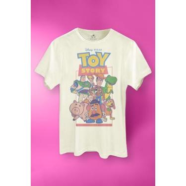 Imagem de Camiseta Mundo Pixar Toy Story Logo 1995 - Piticas, G2, Off white