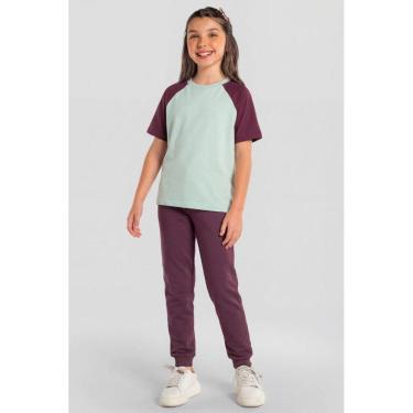 Imagem de Calça jogger infantil unissex em moletom brandili